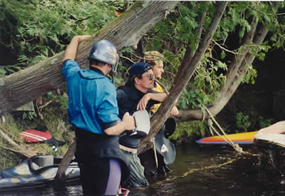 Harry, PS, and Jeremy watch the action